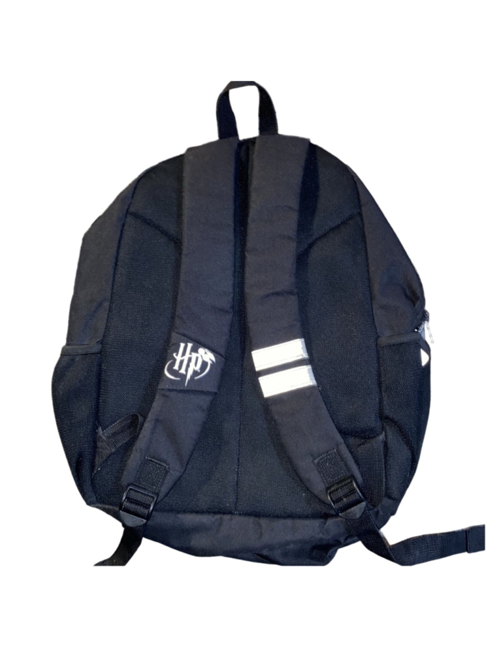 Harry Potter Backpack with Hogwarts Crest Laptop Sleeve One Size Gray Black - Picture 2 of 5